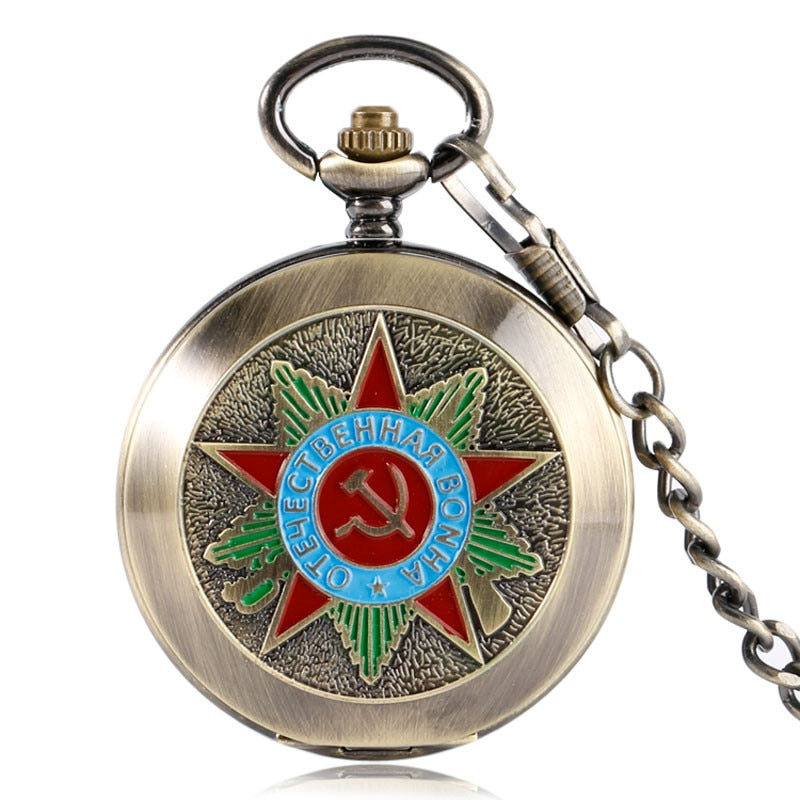 Bronze Russia Soviet  Pocket Watch